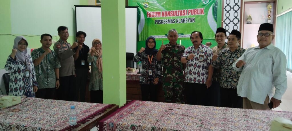 Forum Konsultasi Publik Puskesmas Klareyan 2025